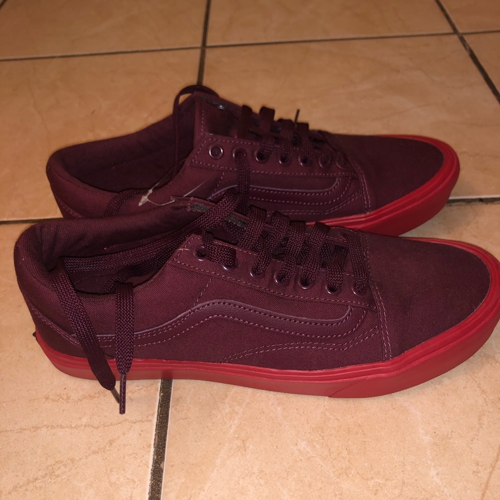 Red Vans Ultra Cush Lite
